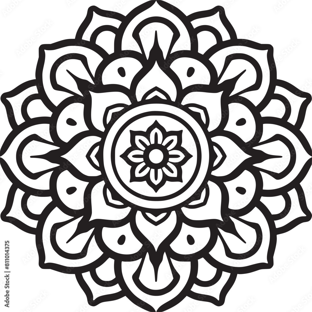 Mandala ornament illustration Mandala ornament illustration