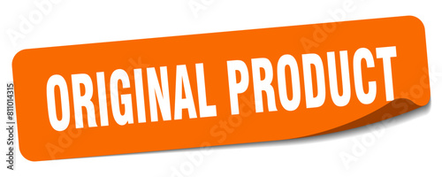 original product sticker. original product label