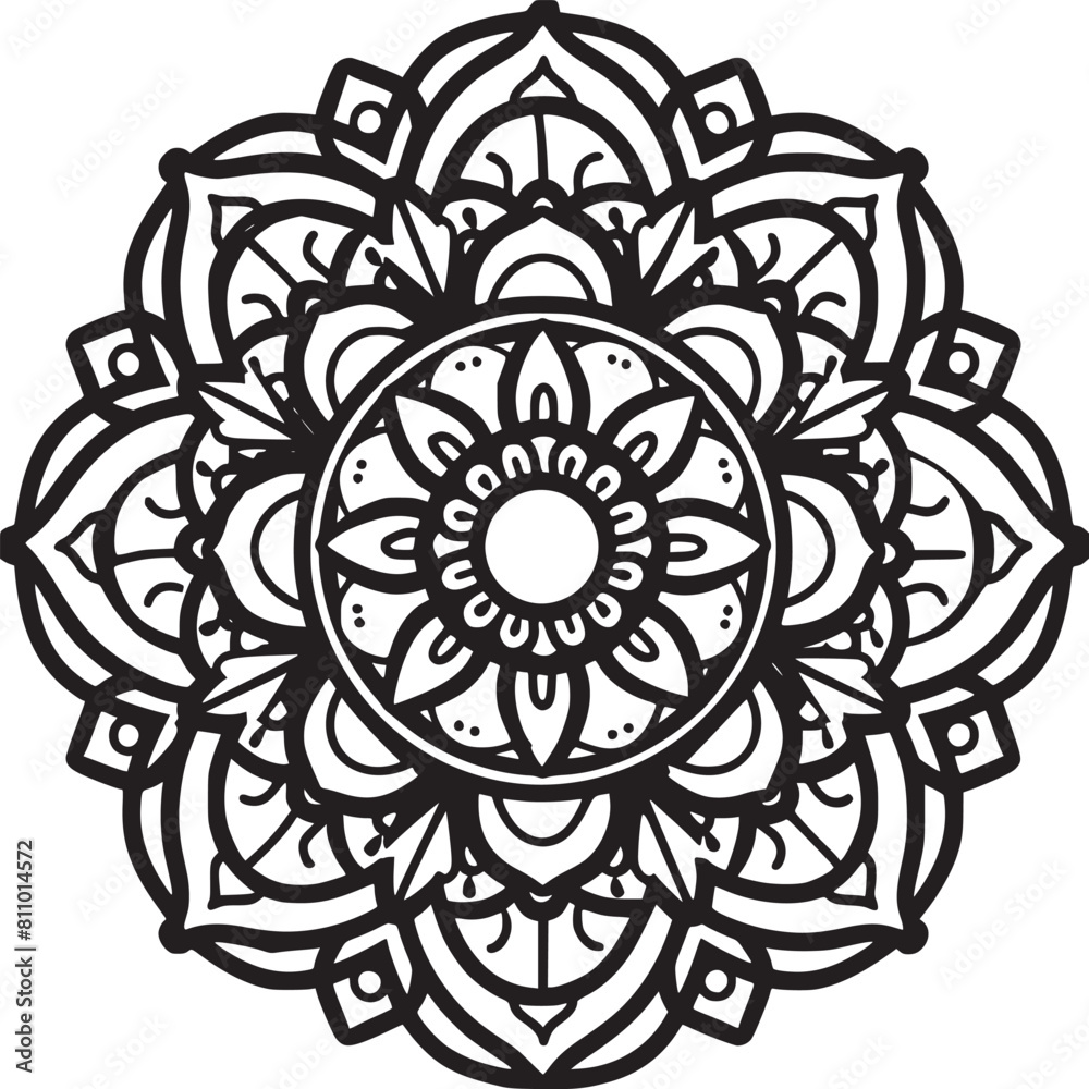 Mandala ornament illustration Mandala ornament illustration