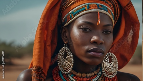 portrait of african  woman