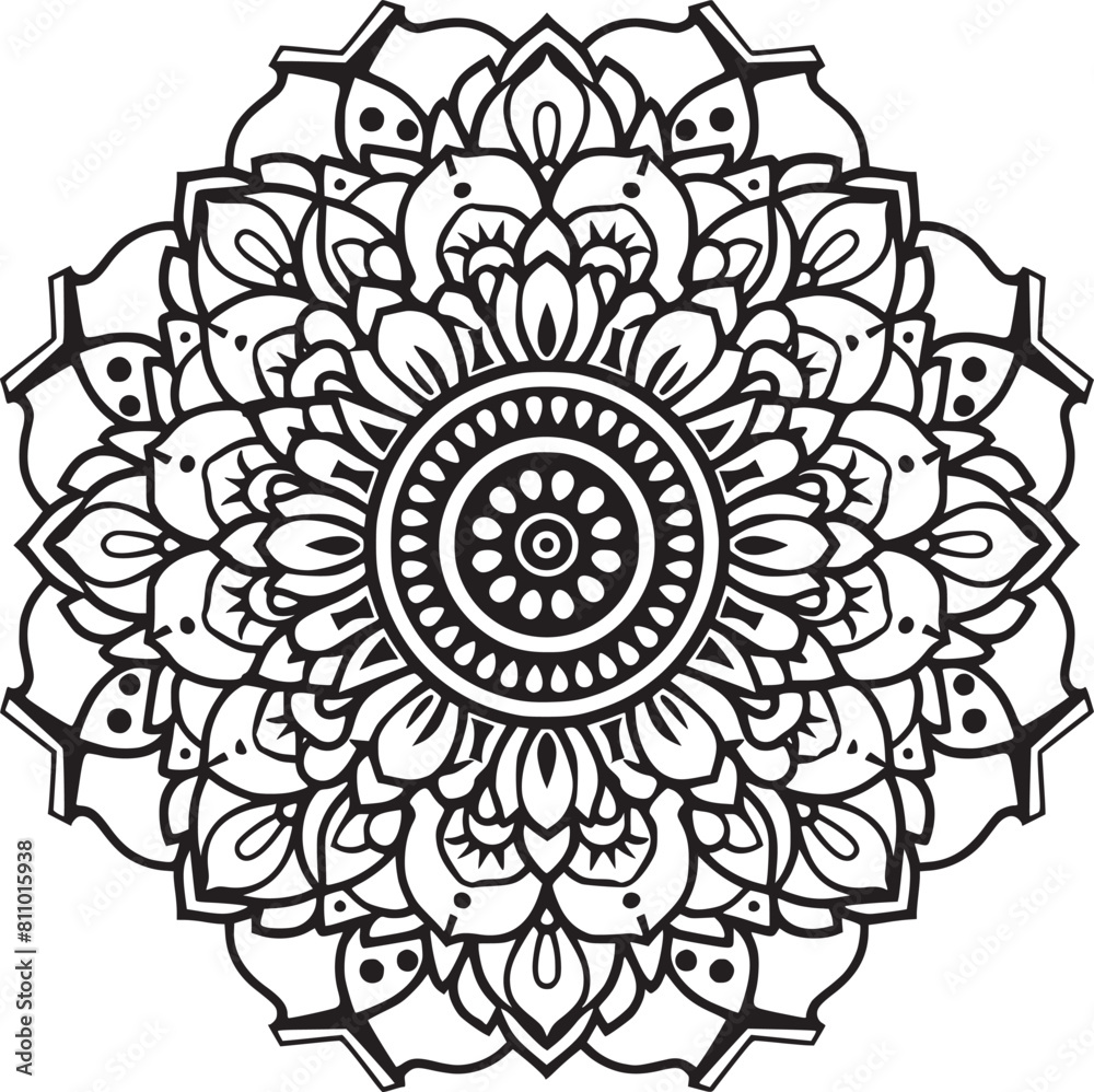 Mandala ornament illustration Mandala ornament illustration