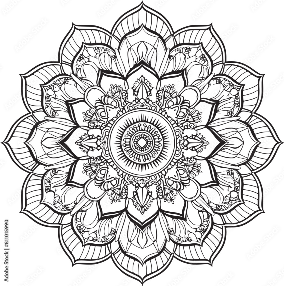 Mandala ornament illustration Mandala ornament illustration