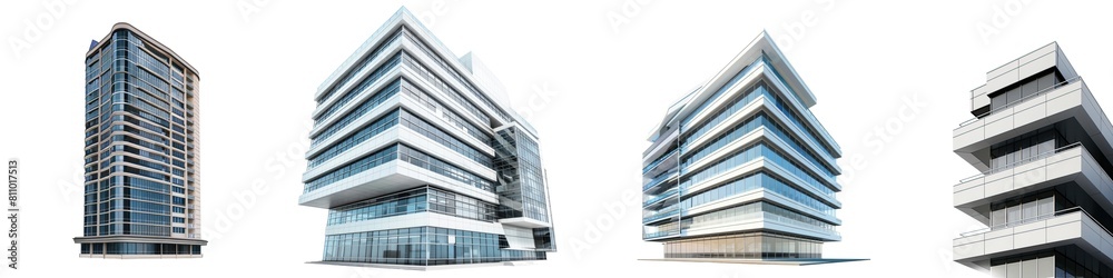 Set of Skyscraper building without background, PNG Set of Skyscraper building without background, PNG