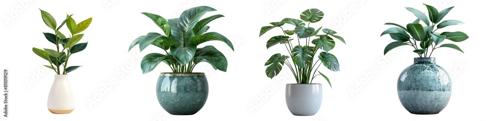 Pack of A pot with a spathiphyllum and sansevieria on a transparent background. png Pack of A pot with a spathiphyllum and sansevieria on a transparent background. png