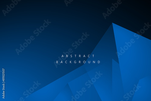 Blue arrow shape color background for template  poster  flyer design  wallpaper . Vector illustration