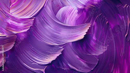 Abstract Purple Brushstroke Background Top-Down View