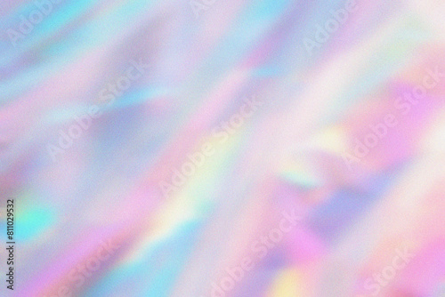 Polyethylene Rainbow Plastic Holographic foil background