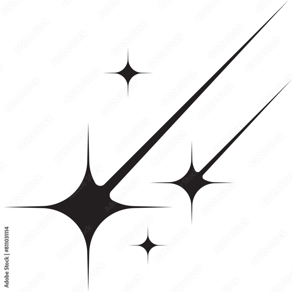 Fototapeta premium Shooting Star Decoration