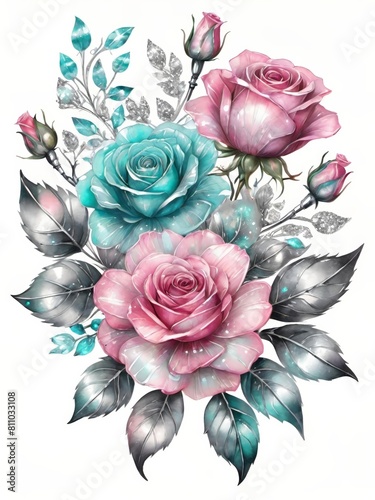 Floral beauty, exquisite floral arrangement