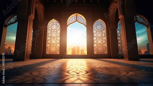 interior of a mosque oman