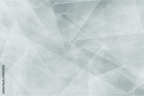 White and Silver Gray Background, Abstract White Background With Shapes