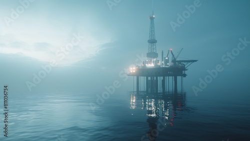 Offshore Oil Drilling Platform © Marcel