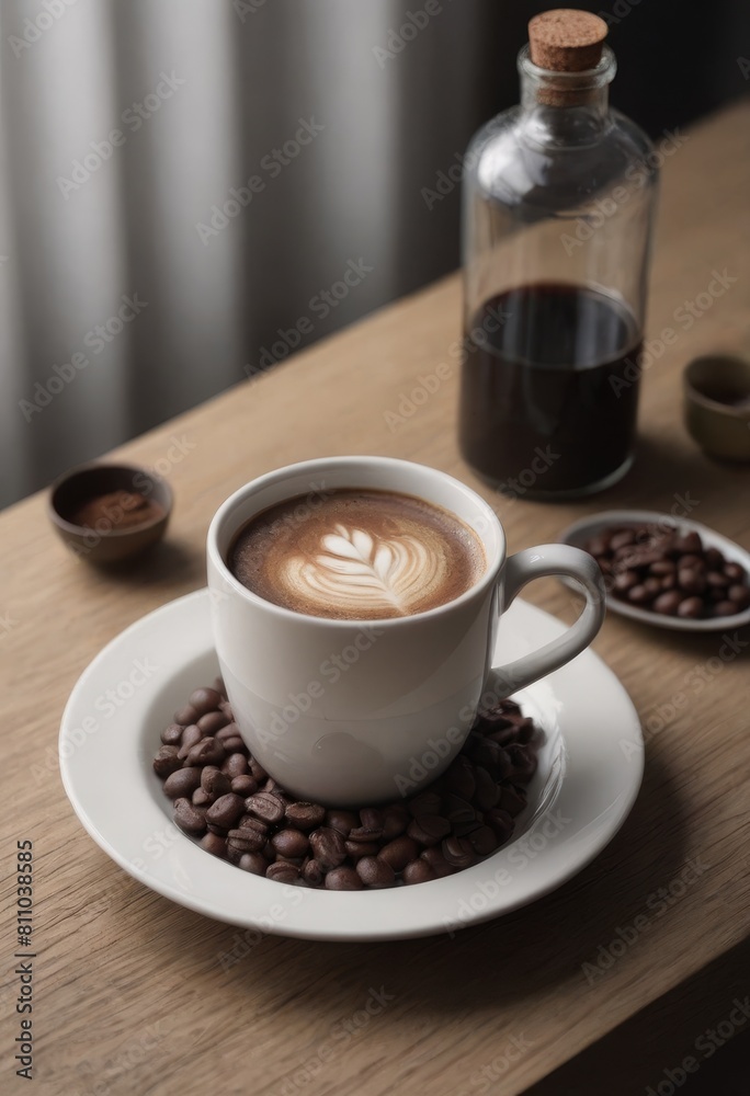 cup of coffee and chocolate