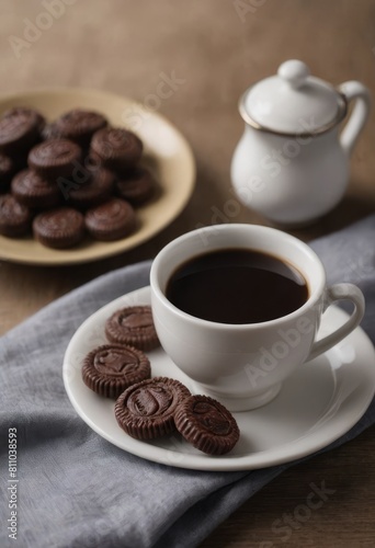 cup of coffee and chocolate © angel