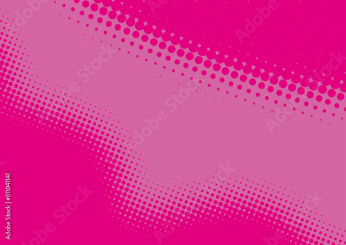 Superhero funny retro pop art background magenta and pink colors in retro comic style, vector illustration eps10