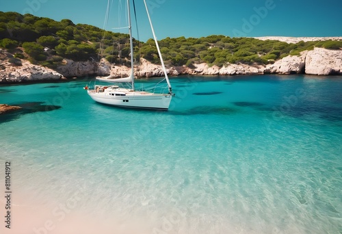 Sailing Serenity: Embracing the Beauty of Cala Macarelleta in Menorca photo