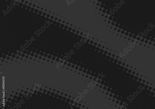 Fun dark grey dotted pop art background in retro comic style, vector eps10