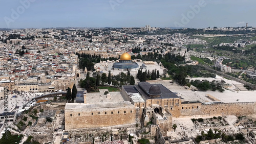 Jerussalem Old city golden dome of the rock