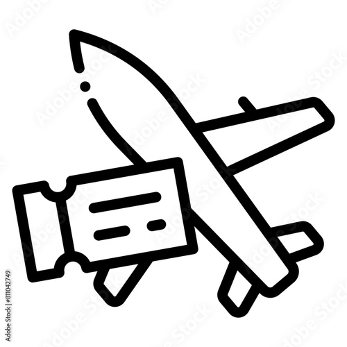 flight ticket icon