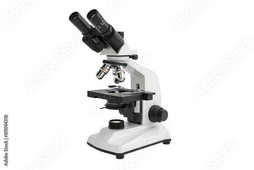 isolated microscope, a scientific instrument for research and discovery in biology and medicine