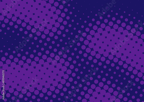 Pop art purple and blue superhero background in retro comic book style, vector illustration eps10