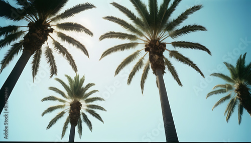 palm trees on the beach