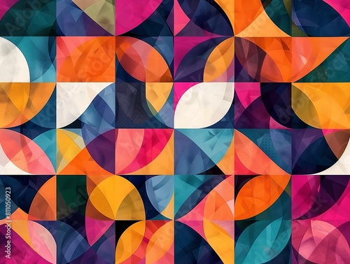 Colorful geometric pattern abstract background, background illustration