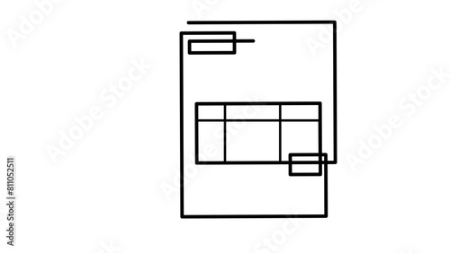 invoice emblem, black isolated silhouette