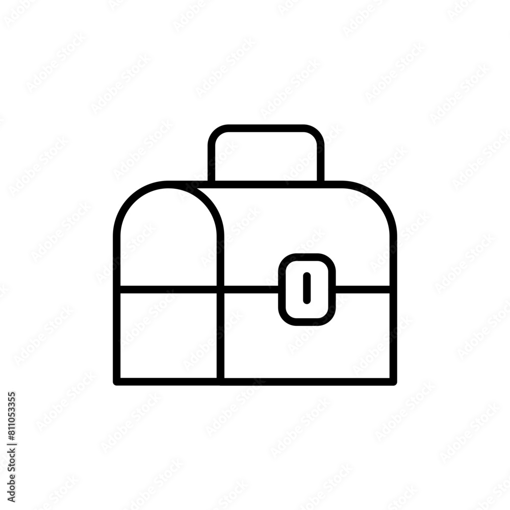 Tool box outline icons, minimalist vector illustration ,simple transparent graphic element .Isolated on white background Tool box outline icons, minimalist vector illustration ,simple transparent graphic element .Isolated on white background