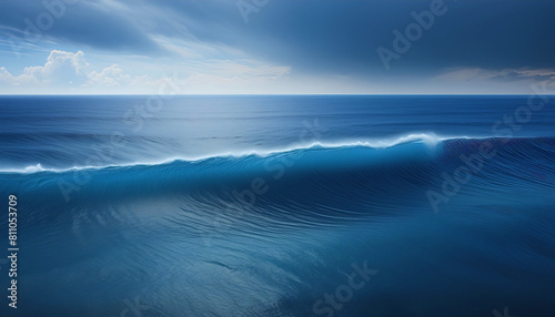 ocean waves on a stormy day looking to the horizon  © aprilm30
