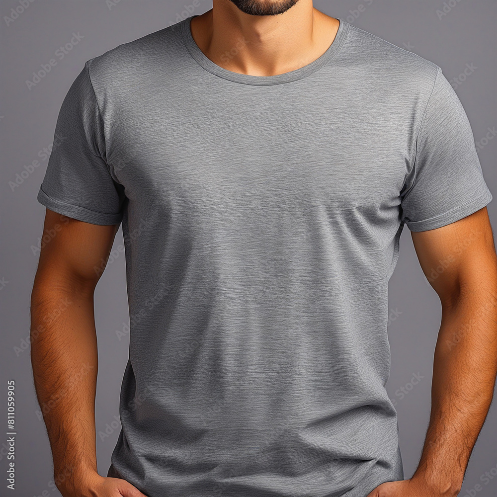 Young Model Shirt Mockup, Boy wearing white t-shirt, Shirt Mockup Template, Male guy wearing casual t-shirt mockup placement, generative ai Young Model Shirt Mockup, Boy wearing white t-shirt, Shirt Mockup Template, Male guy wearing casual t-shirt mockup placement, generative ai