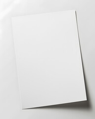 Sheet of paper or a4 paper isolated on white background