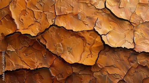 close-up of a cracked, dry surface