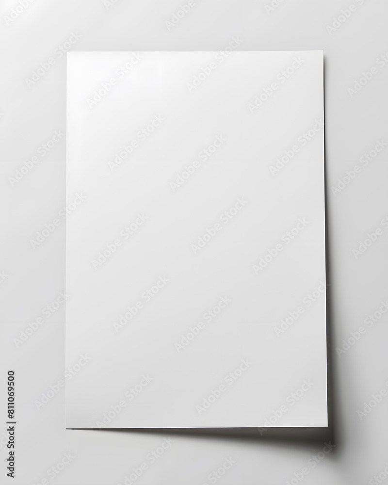 Sheet of paper or a4 paper isolated on white background Sheet of paper or a4 paper isolated on white background