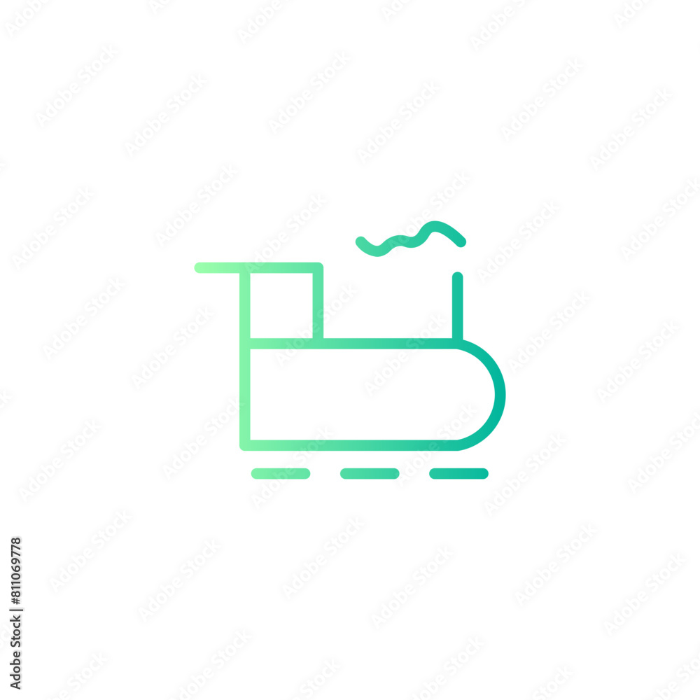 train gradient icon train gradient icon