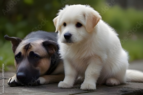 Dog and Puppy