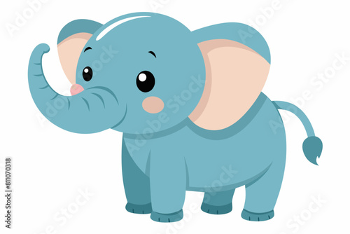 elephant cartoon vector illustration