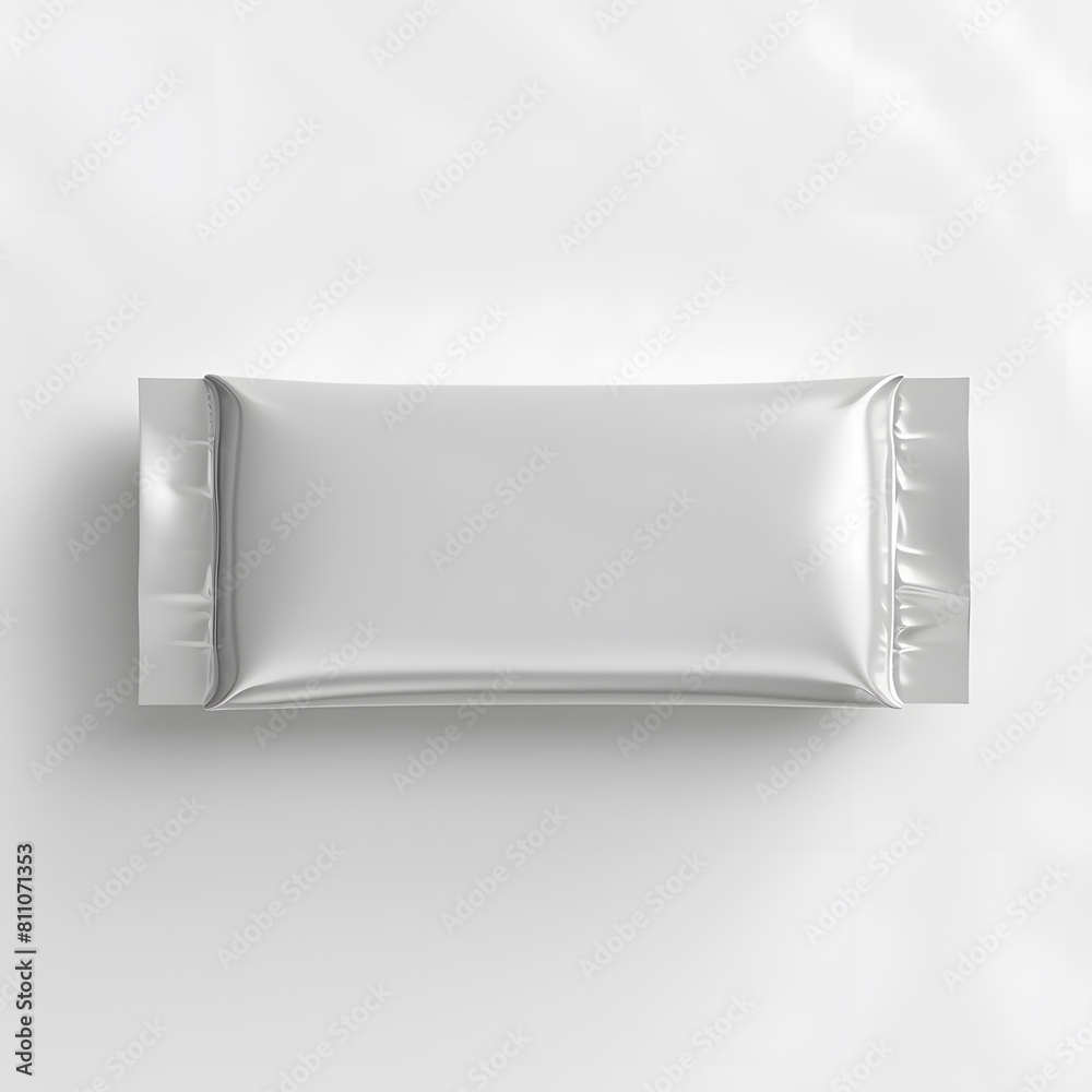Blank snack bar mockup isolated on white background Blank snack bar mockup isolated on white background