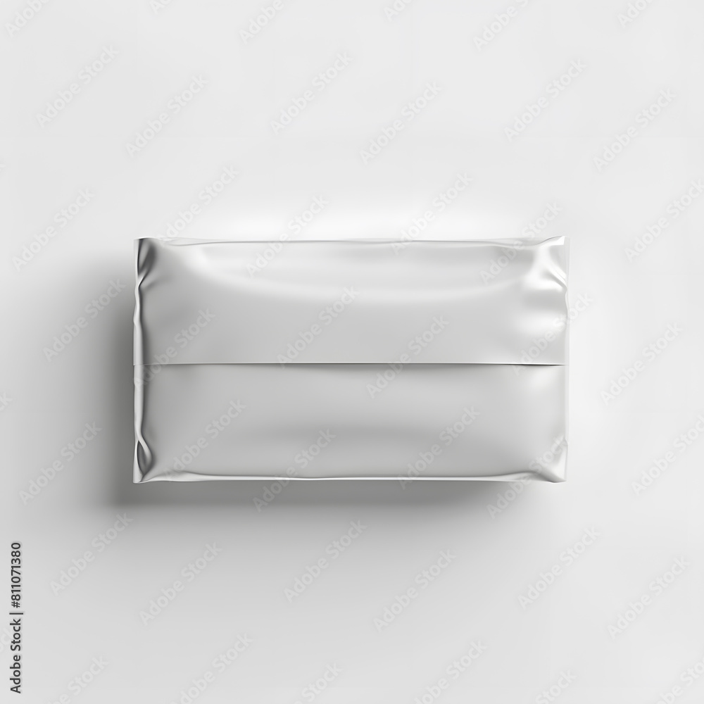Blank snack bar mockup isolated on white background Blank snack bar mockup isolated on white background