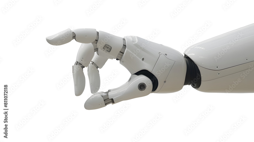 Robotic hand, transparent picture Robotic hand, transparent picture