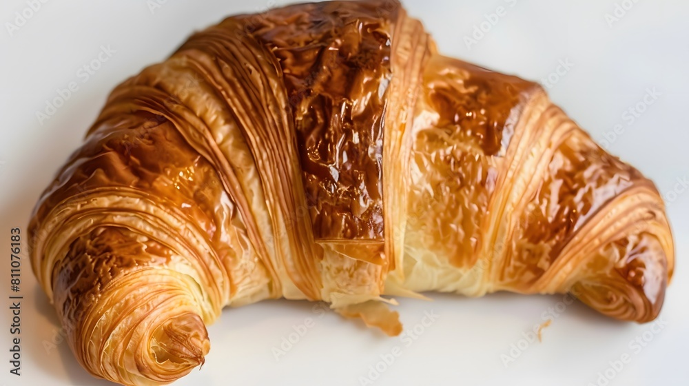 croissant, Flaky pastry with buttery layers and a golden brown exterior croissant, Flaky pastry with buttery layers and a golden brown exterior