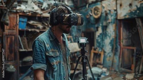 A feature on the use of virtual reality in documentary filmmaking, showcasing how immersive technology is used to create compelling narratives that engage viewers on deeper levels. 