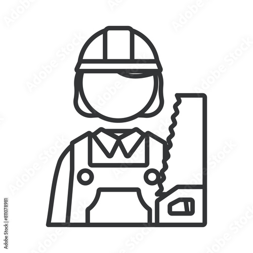 大工の女性