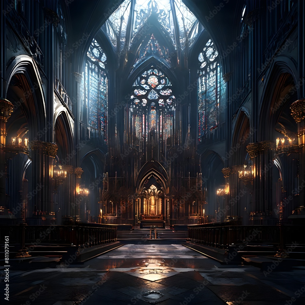 Fototapeta premium Detailed Cathedral