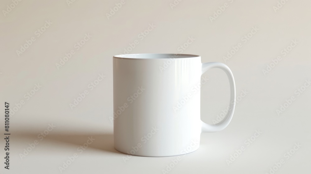 Obraz premium Isolated white mug