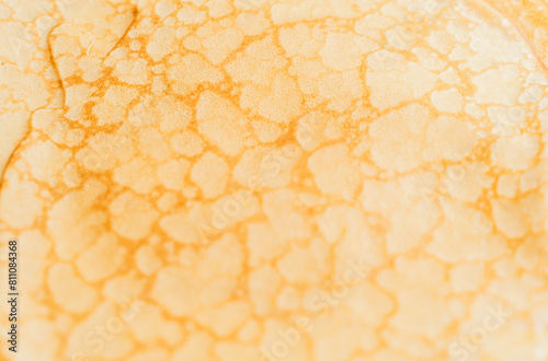 Pancake texture background. recipe Crepe suzette recipe. Pancake close-up. photo