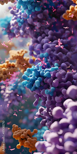Imagem Microscópica de Filamentos de DNA Humano