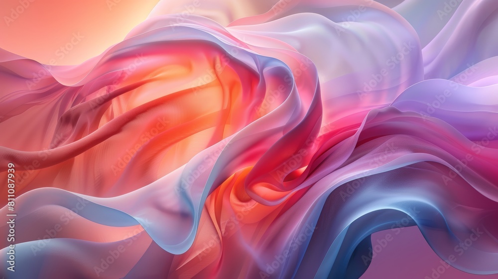 The image is a colorful abstract painting,abstract background with waves The image is a colorful abstract painting,abstract background with waves