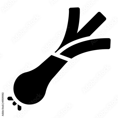 leek glyph icon