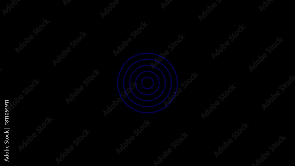 Digital radio wave white color animation. Radio wave on world map 4k video black background. Digital radio wave white color animation. Radio wave on world map 4k video black background.